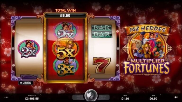 108 Heroes Multiplier Fortunes Slots
